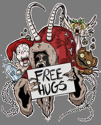 Krampus Free Hugs Design