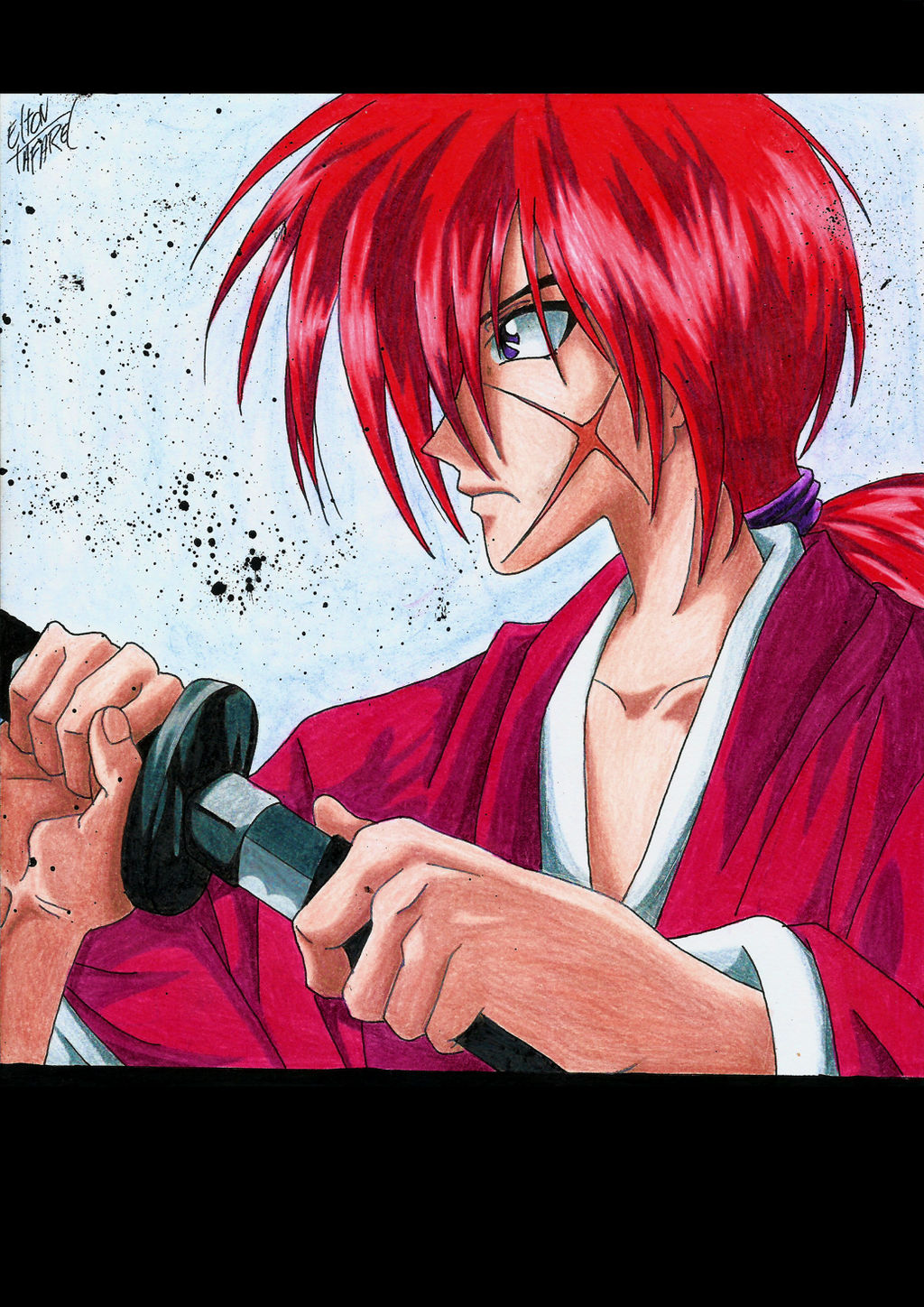 Kenshin Himura by EltonDs on DeviantArt
