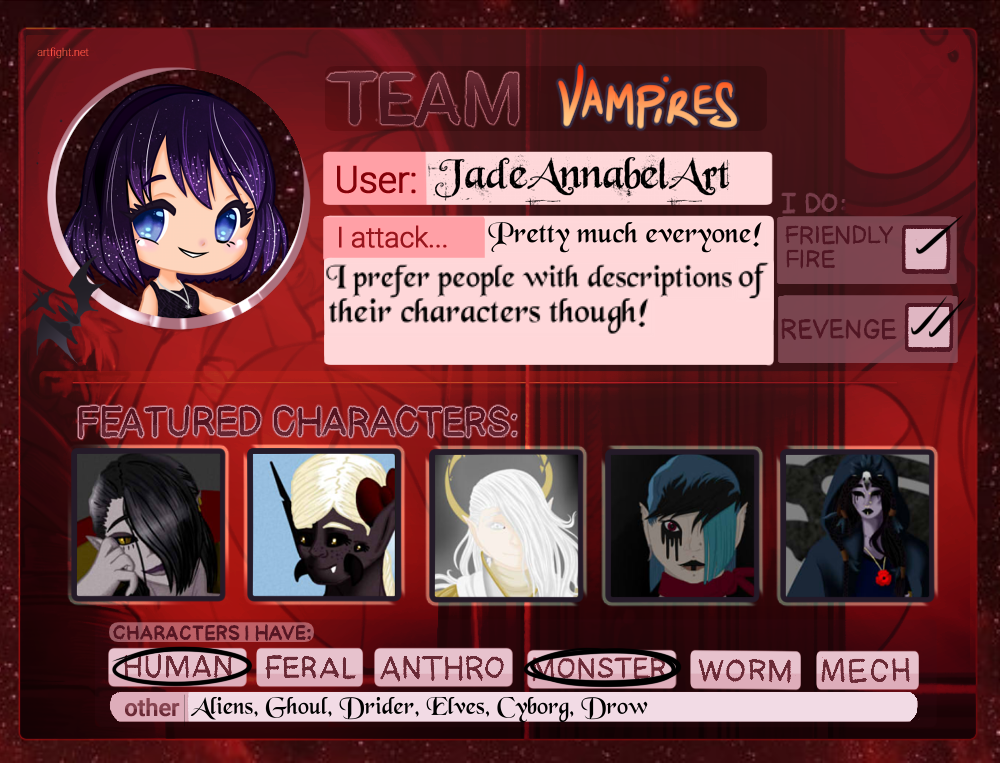 Team Vampires || JadeAnnabelArt by JadeAnnabelArt on DeviantArt