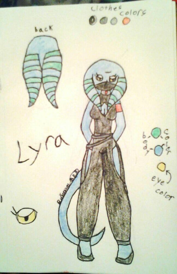 new oc Lyra the alien