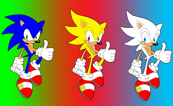 Hyper sonic by Superduck5 on Newgrounds