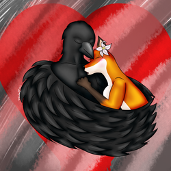 The Vixen and her Raven (finished)
