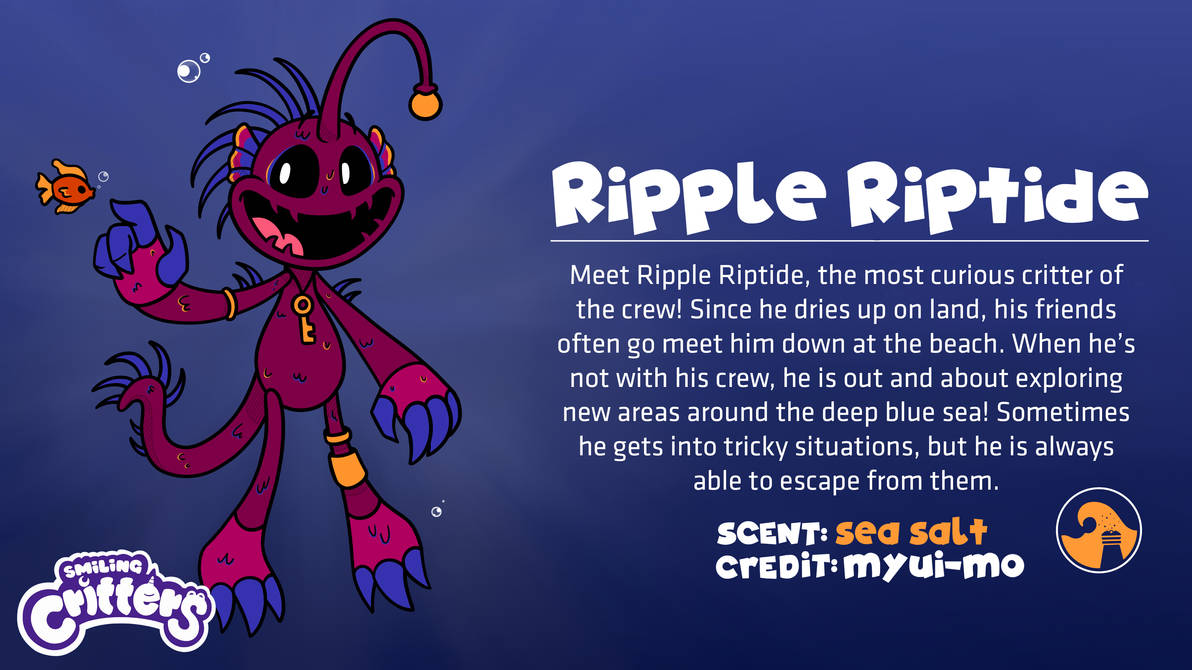 Ripple Riptide (Smiling Critters oc) by MYUI-MO on DeviantArt