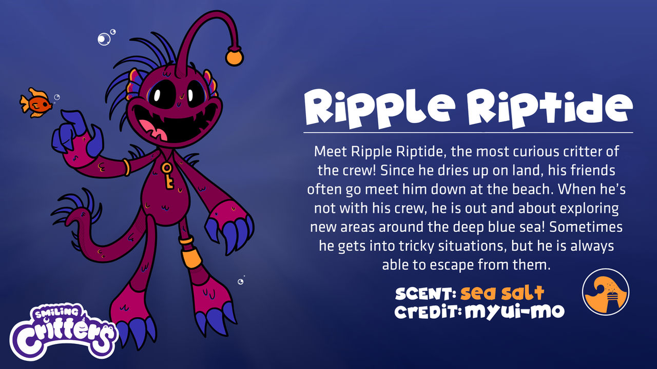 Ripple Riptide (Smiling Critters oc) by MYUI-MO on DeviantArt