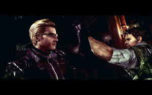 Wesker and Chris 3