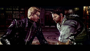 Wesker and Chris 4