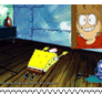 SpongeBob and Tord stamp