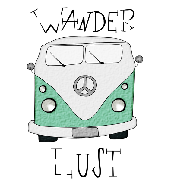 Wanderlust- Tshirt  Design- 2nd Version