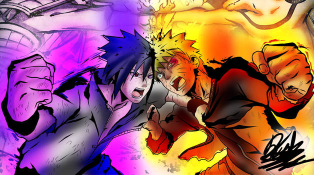 Naruto VS Sasuke