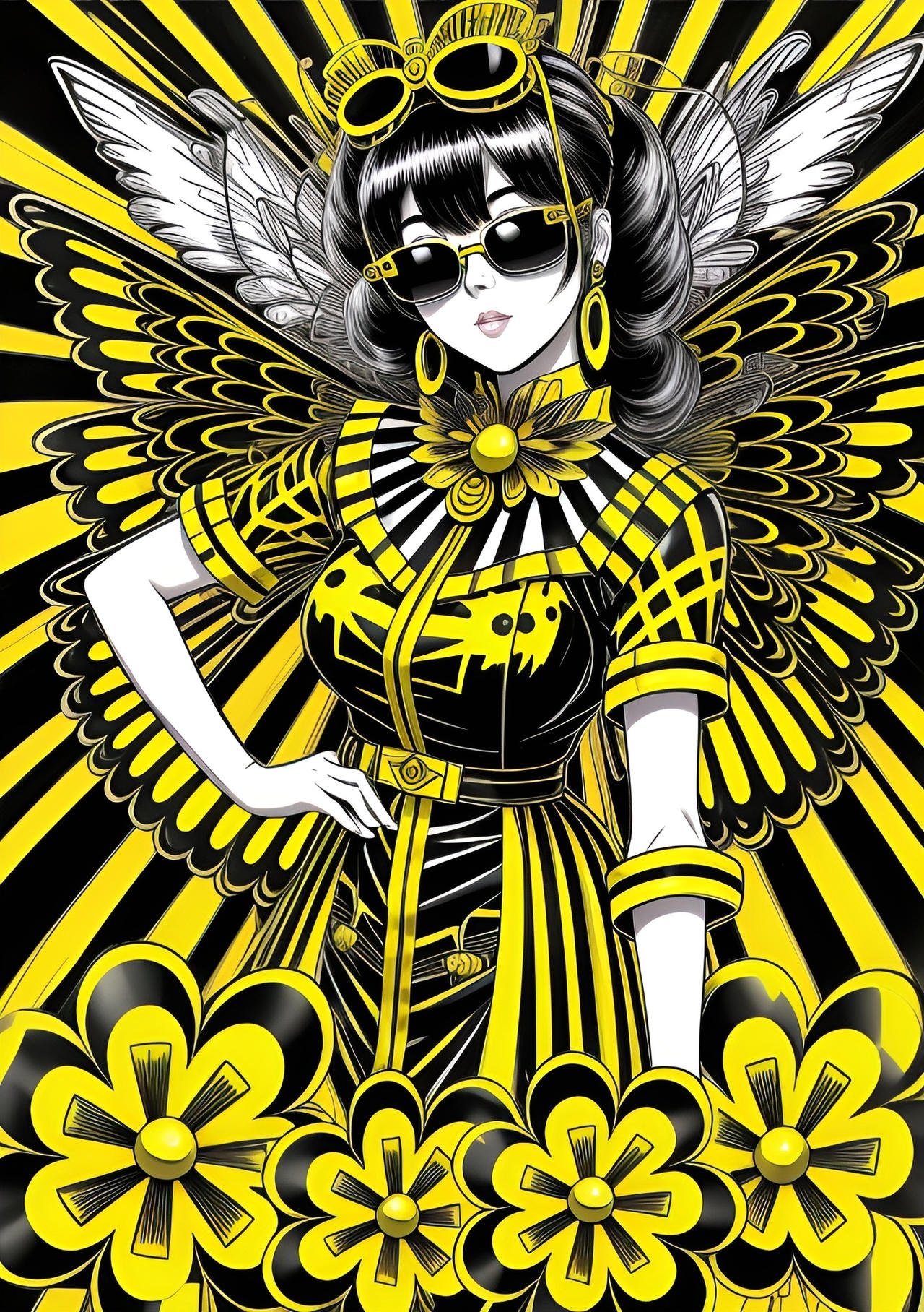 Queen Bee manga style (AI art) by vampireloki on DeviantArt