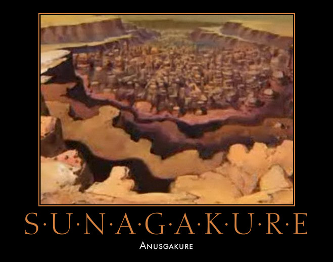 Sunagakure motivational poster