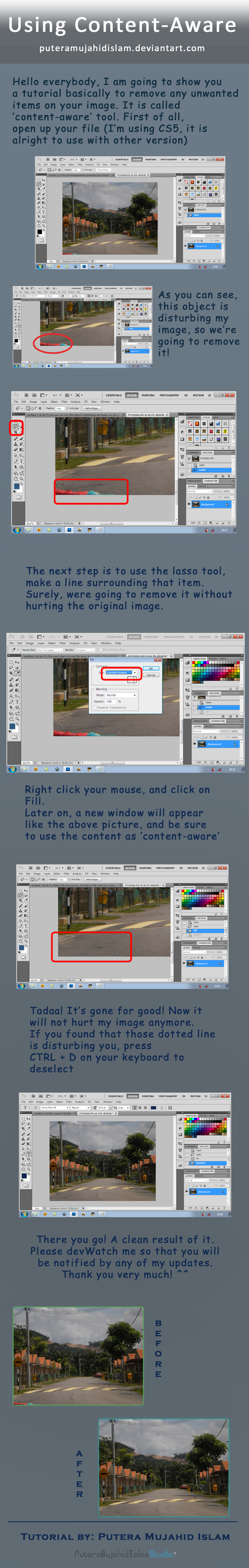 Adobe Photoshop Content-Aware Tutorial