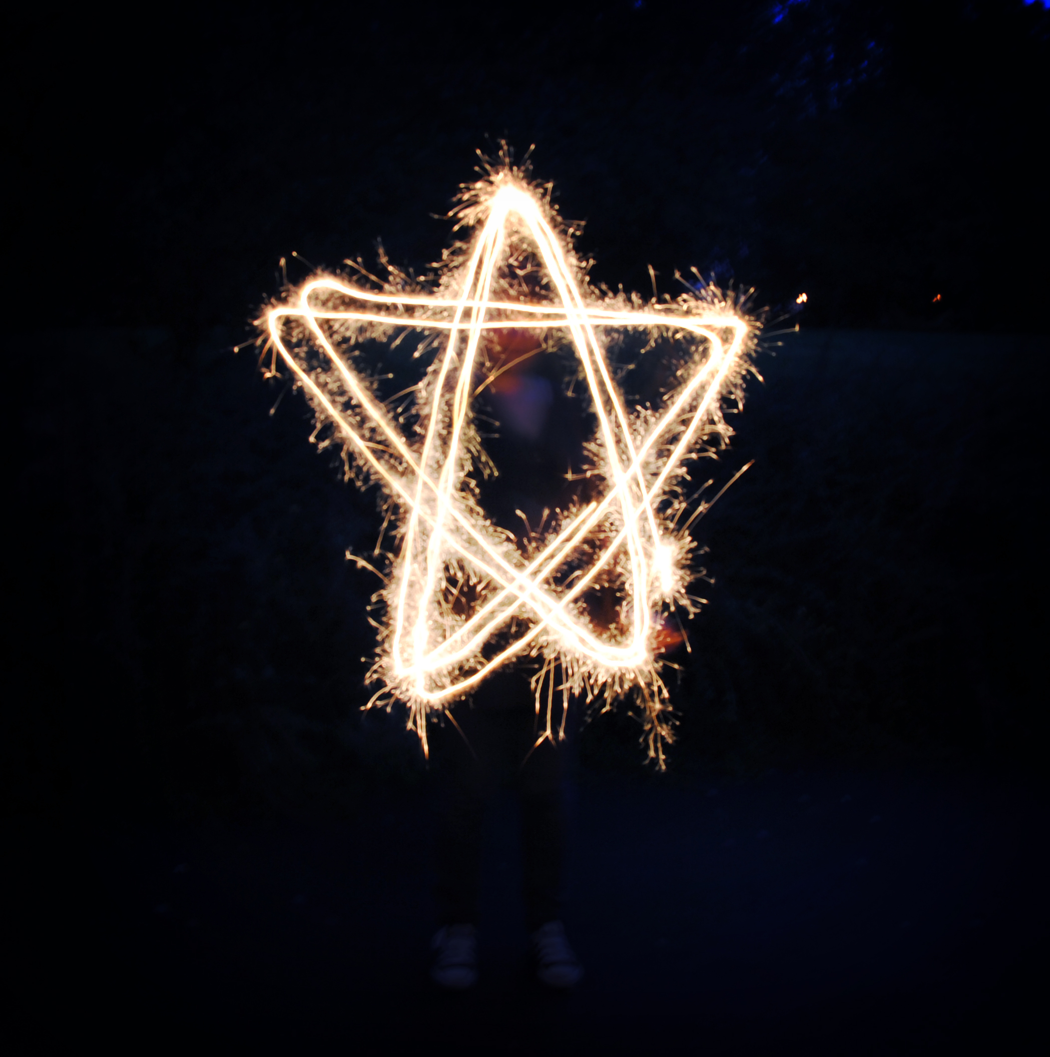 Light painting : star