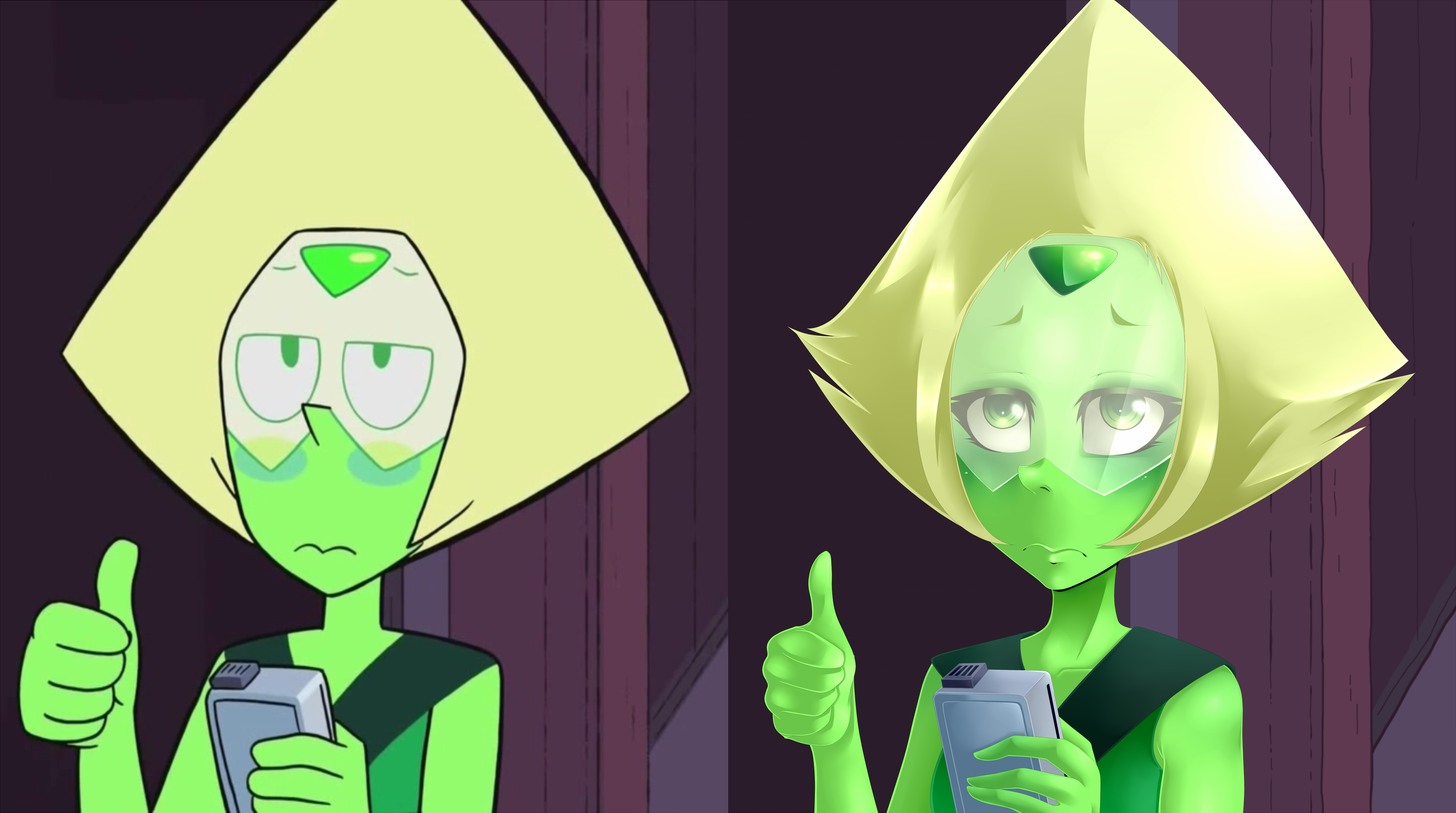 SU Peridot Screencap redraw by MagicaRin on DeviantArt