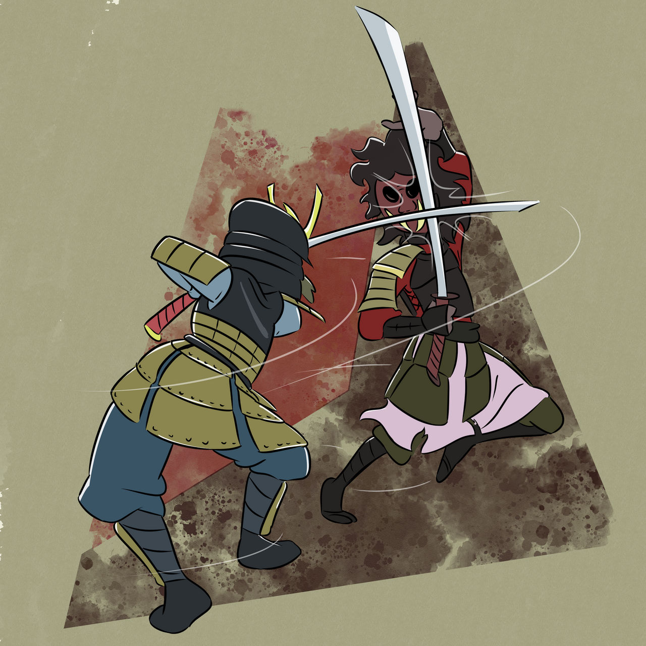 Samurai Parallel All Races Samurai Duel by YokiDokey on DeviantArt