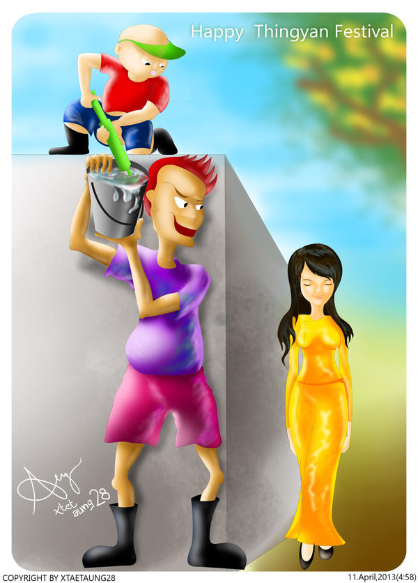 Thingyan by twentyx91 on DeviantArt