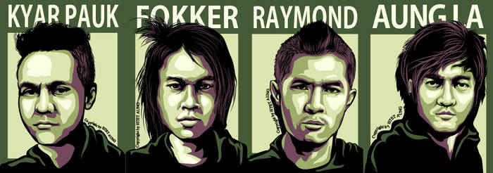 Myanmar Famous Rock Band S.I.R