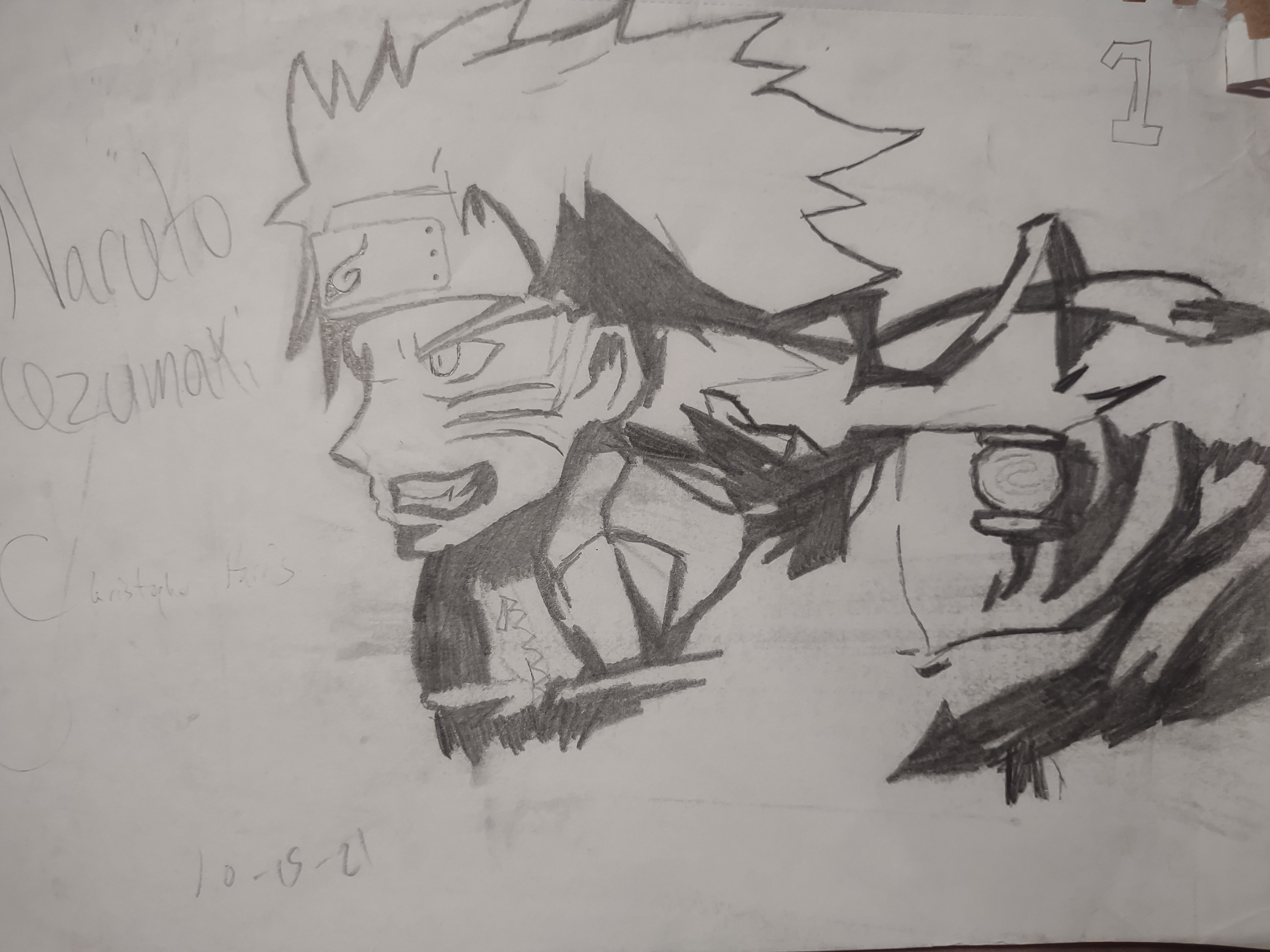 Naruto Pencil Sketch by AureliaDominiqueVida on DeviantArt