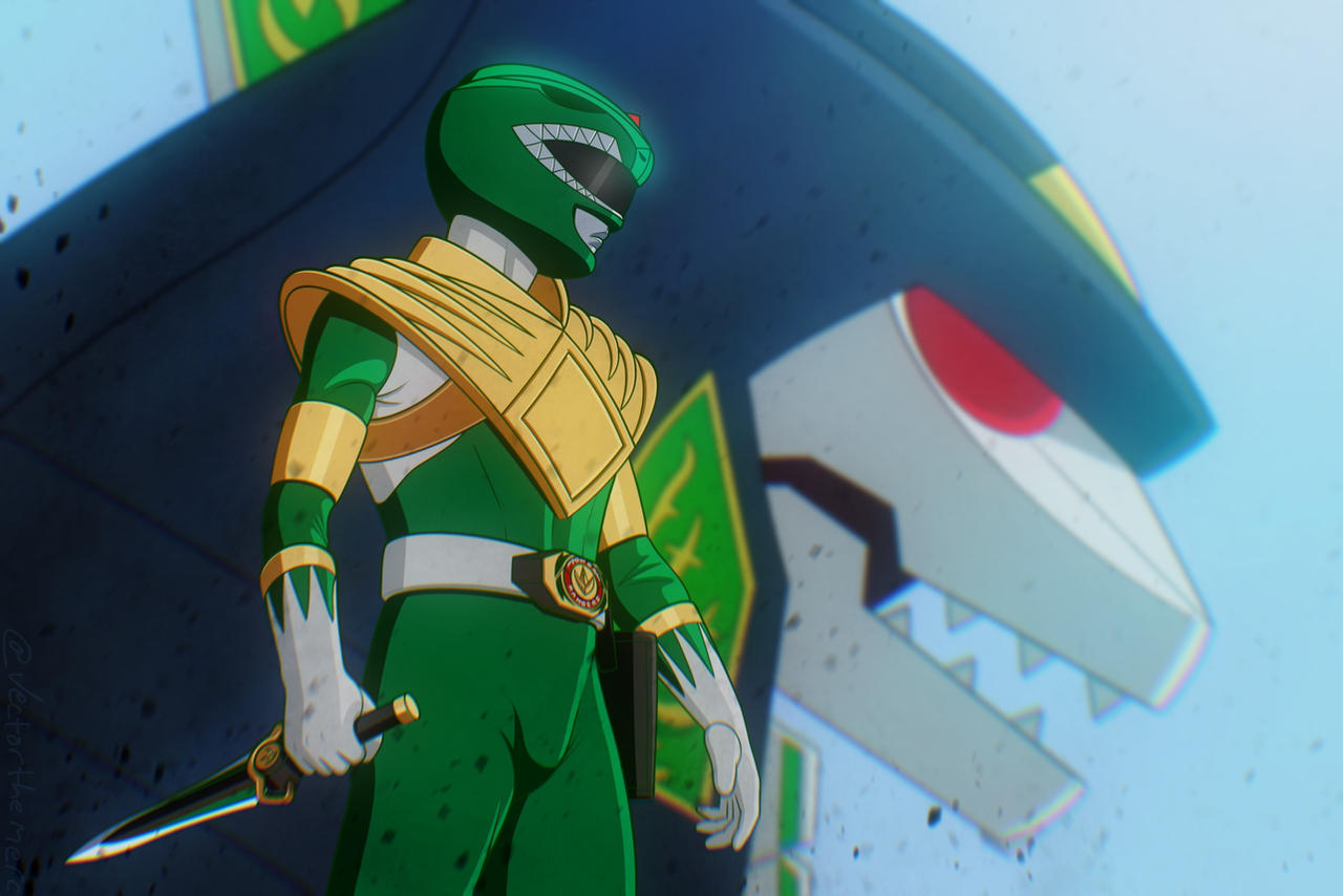 Power Rangers Green Rangers Deviantart Green Ranger by VectorTheMerc on DeviantArt