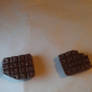 Fimo chocolate earrings