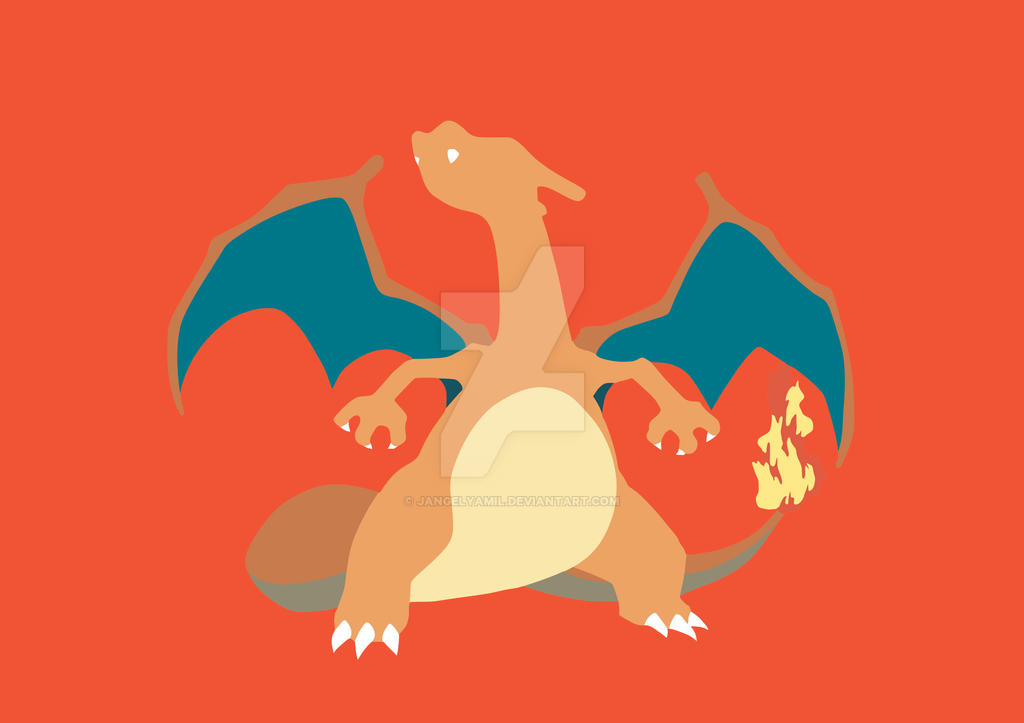 Charizard Vector Minimalist by jangelyamil on DeviantArt