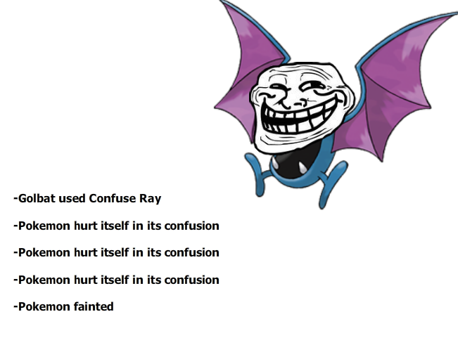 Golbat and Confuse Ray