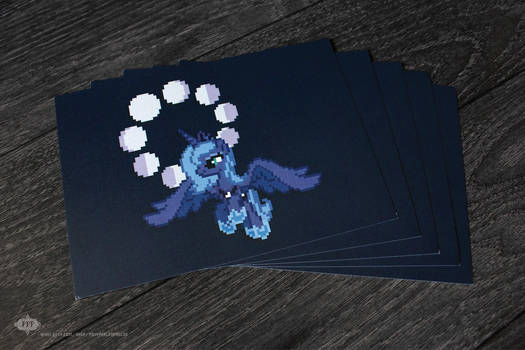 Princess Luna (S1) 8-Bit Print [[FOR SALE]]