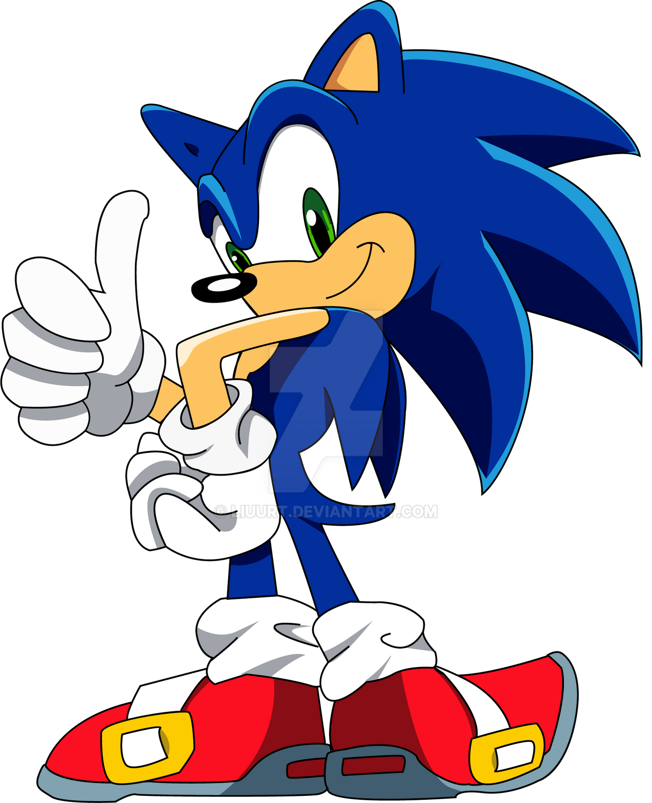 Sonic vector by liuurt on DeviantArt