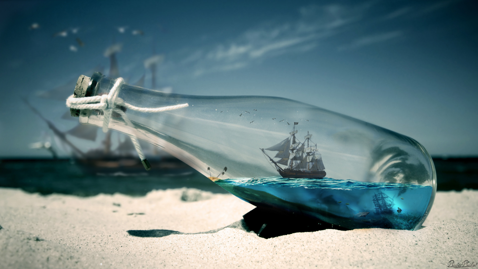 Ship in bottle