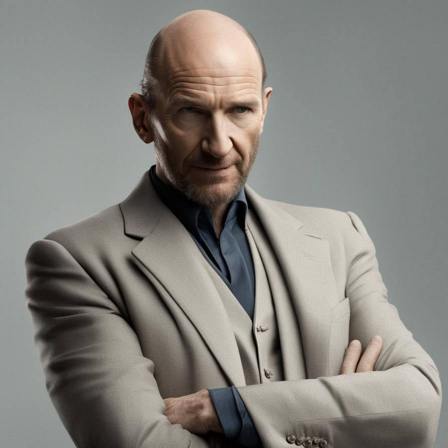 Professor X as Ralph Fiennes by TamasPool on DeviantArt