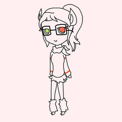 mu mi OC chibi animation test