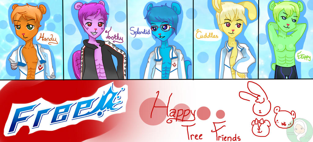 Fanart - HTF as Free! anime by neko-kumicho-chan on DeviantArt
