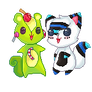 Art Trade - Maze and Nutty pagedoll