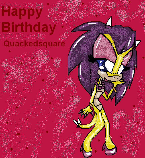 Happy BirthDay Quackedsquare