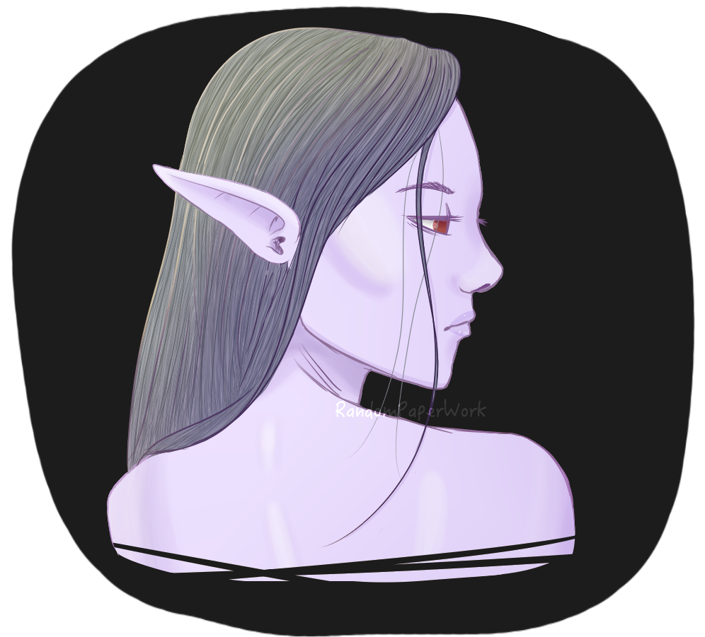 Elf Profile Animation Side Profile Elf by RandomPaperWork on DeviantArt