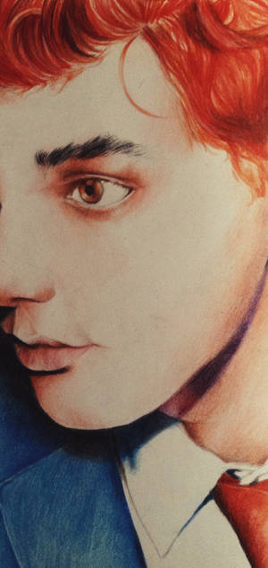 Gerard with orange hair