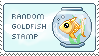 Random Goldfish Stamp