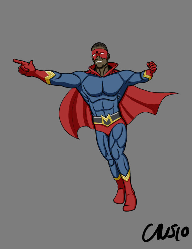 Mighty Man Mightyman (Character Commission) by CrimzonNova510 on DeviantArt