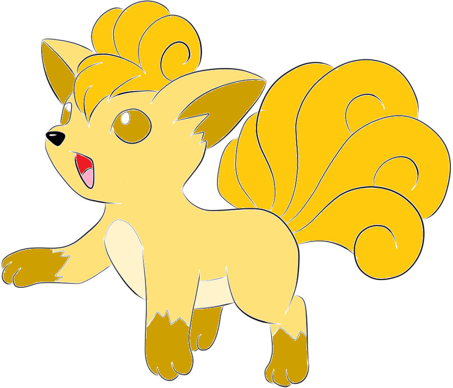 Shiny Vulpix by SakuraAlexia on DeviantArt
