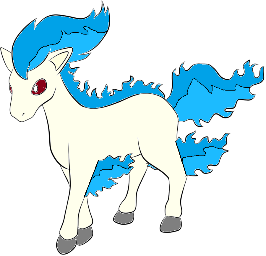 Shiny Ponyta by SakuraAlexia on DeviantArt