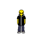 Jark, the yellow alien