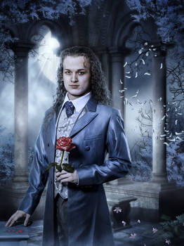 Dorian Grey with rose (Evgeny Egorov) from musical