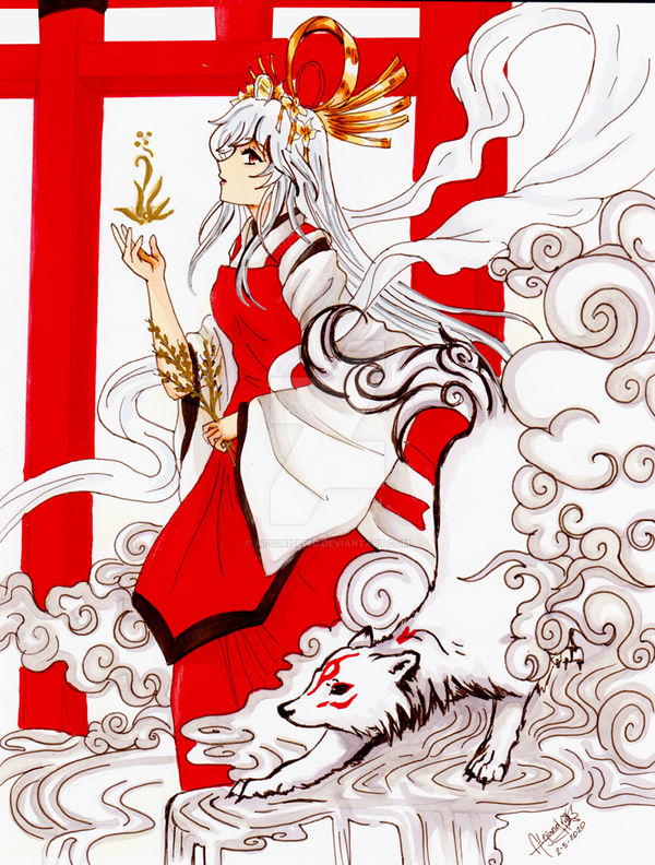 Inari Okami by AtsukiSeiko on DeviantArt