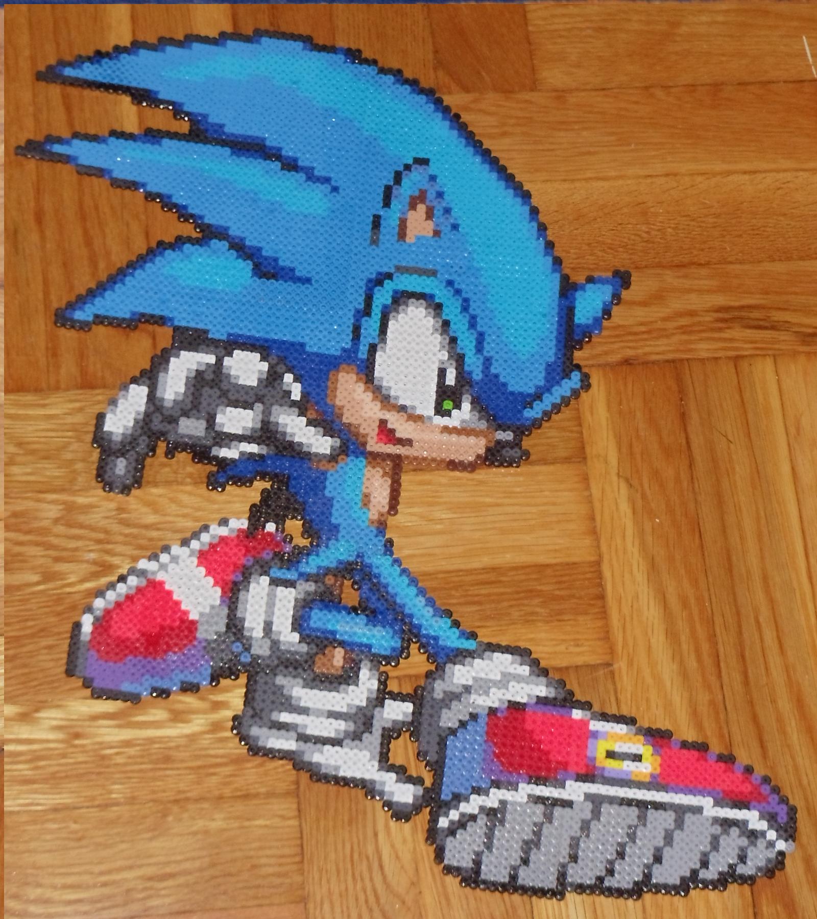 Sonic the Hedgehog Sprites Perler Beads 