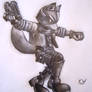 Fox McCloud Pencil Drawing 4