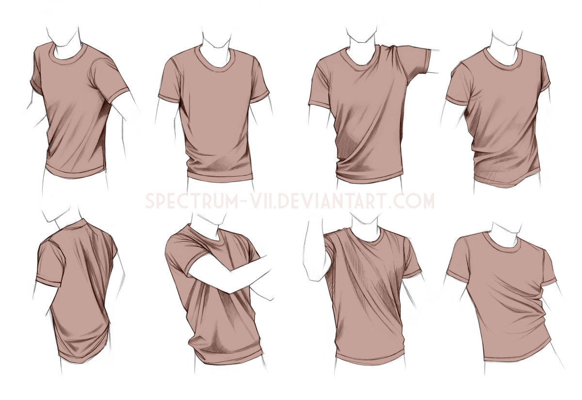 Regan Rubin muggen Clothing study: shirts by Spectrum-VII on DeviantArt