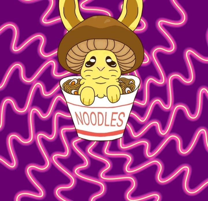 Mushroom Rabbit in Noodles by Nightaleena on DeviantArt