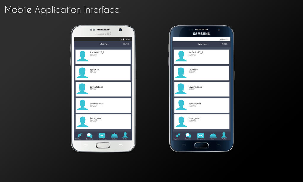 Mobile Application Interface Design by audiobird on DeviantArt