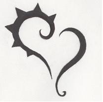 Tattoo-Spiked Heart