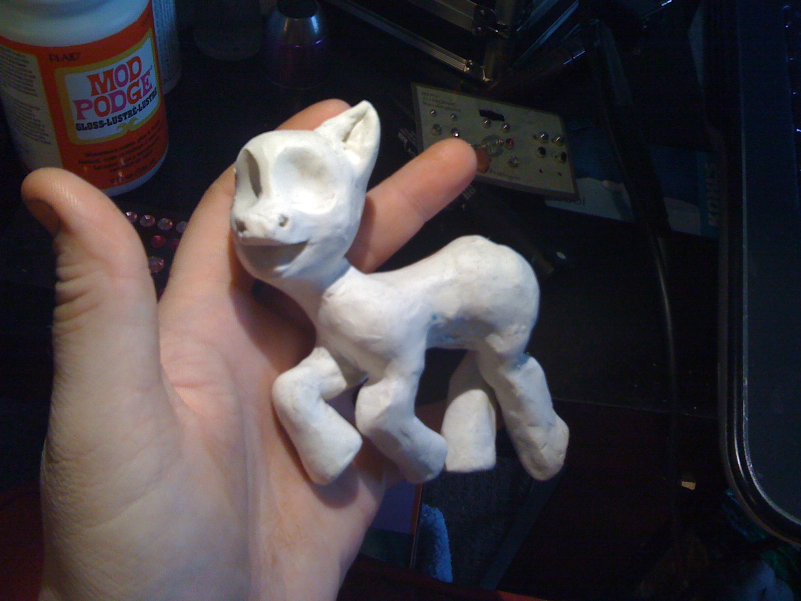 WIP:Raspberry Gelatin figurine